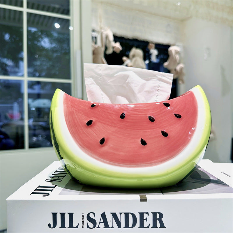 Creative Watermelon Tissue Box Decoration