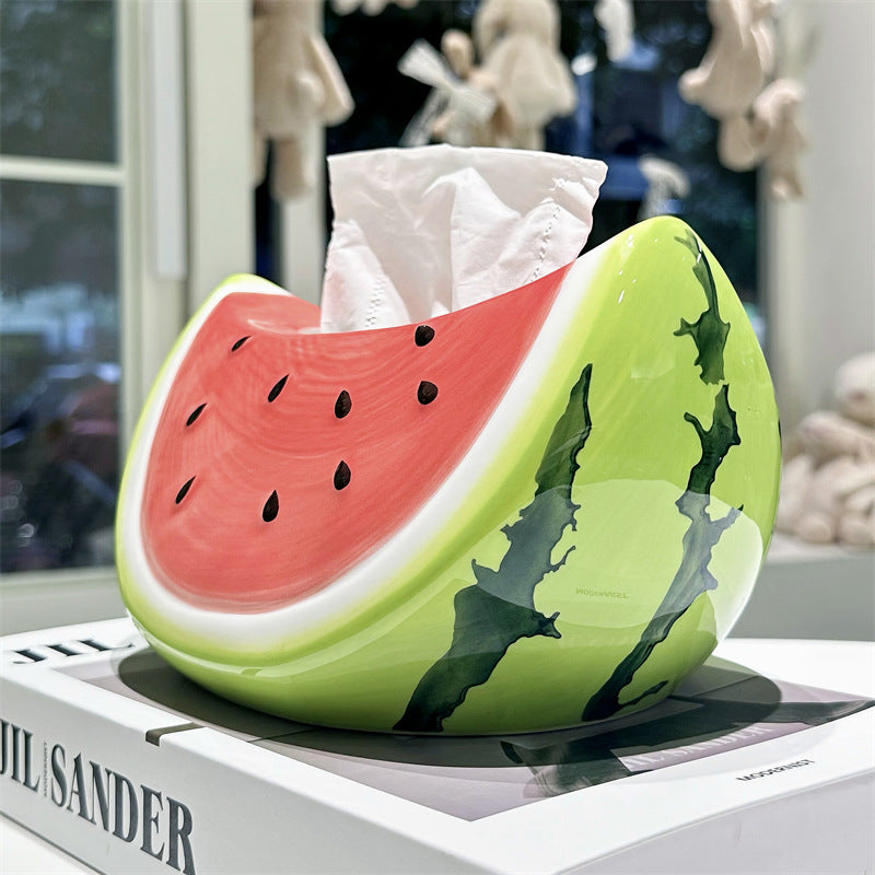 Creative Watermelon Tissue Box Decoration