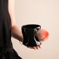 Creative Peach Handle Ceramic Mug