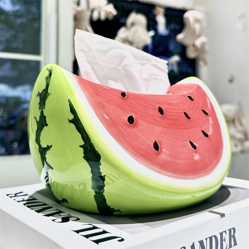 Creative Watermelon Tissue Box Decoration