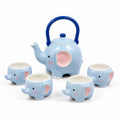 Cute Elephant Ceramic Kettle and Tea Set